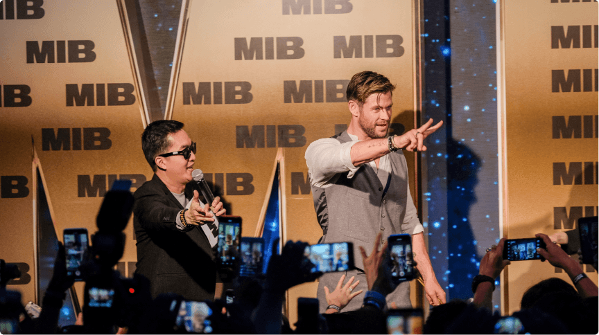 Sony Pictures Men In Black Media Junket